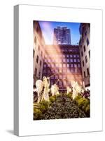 Instants of NY Series - Rockefeller Center and 5th Ave Views with Christmas Decoration-Philippe Hugonnard-Stretched Canvas