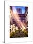 Instants of NY Series - Rockefeller Center and 5th Ave Views with Christmas Decoration-Philippe Hugonnard-Stretched Canvas