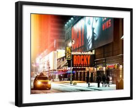 Instants of NY Series - Rocky Broadway Musical-Philippe Hugonnard-Framed Photographic Print