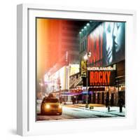 Instants of NY Series - Rocky Broadway Musical-Philippe Hugonnard-Framed Photographic Print