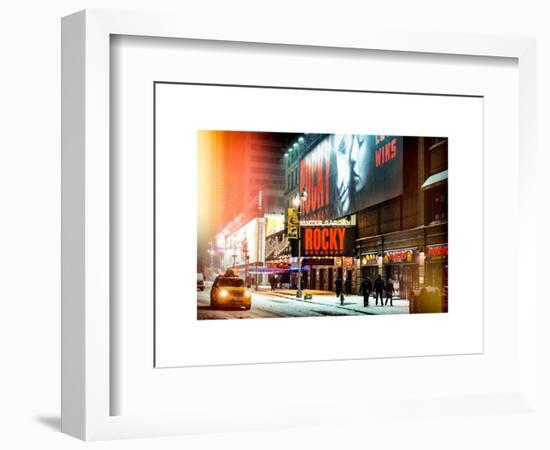 Instants of NY Series - Rocky Broadway Musical-Philippe Hugonnard-Framed Art Print