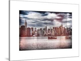 Instants of NY Series - Skyline Manhattan with Empire State Building and Chrysler Building-Philippe Hugonnard-Stretched Canvas