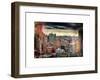 Instants of NY Series - Skyline Manhattan-Philippe Hugonnard-Framed Art Print