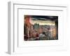 Instants of NY Series - Skyline Manhattan-Philippe Hugonnard-Framed Art Print