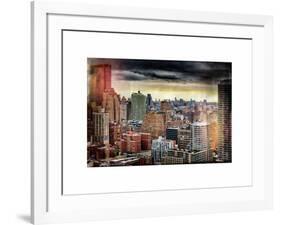 Instants of NY Series - Skyline Manhattan-Philippe Hugonnard-Framed Art Print