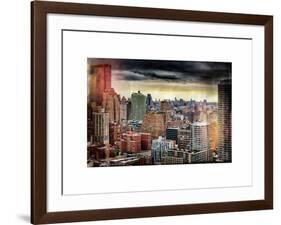 Instants of NY Series - Skyline Manhattan-Philippe Hugonnard-Framed Art Print