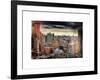 Instants of NY Series - Skyline Manhattan-Philippe Hugonnard-Framed Art Print