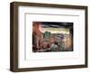 Instants of NY Series - Skyline Manhattan-Philippe Hugonnard-Framed Art Print