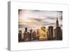 Instants of NY Series - Skyline with Empire State Building at Sunset-Philippe Hugonnard-Stretched Canvas