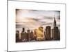 Instants of NY Series - Skyline with Empire State Building at Sunset-Philippe Hugonnard-Mounted Art Print
