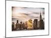 Instants of NY Series - Skyline with Empire State Building at Sunset-Philippe Hugonnard-Mounted Art Print