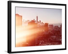 Instants of NY Series - Skyscrapers and Buildings Views-Philippe Hugonnard-Framed Photographic Print