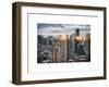 Instants of NY Series - Skyscrapers and Buildings Views-Philippe Hugonnard-Framed Art Print