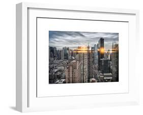 Instants of NY Series - Skyscrapers and Buildings Views-Philippe Hugonnard-Framed Art Print