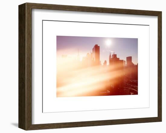 Instants of NY Series - Skyscrapers and Buildings Views-Philippe Hugonnard-Framed Art Print