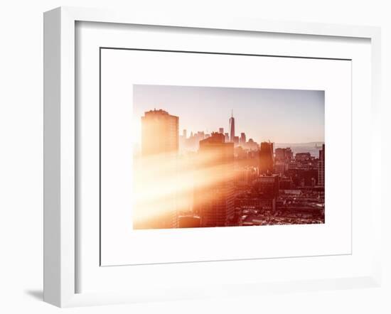 Instants of NY Series - Skyscrapers and Buildings Views-Philippe Hugonnard-Framed Art Print