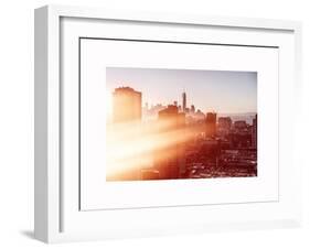 Instants of NY Series - Skyscrapers and Buildings Views-Philippe Hugonnard-Framed Art Print