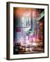 Instants of NY Series - Snowstorm on 42nd Street in Times Square by Night-Philippe Hugonnard-Framed Photographic Print