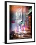 Instants of NY Series - Snowstorm on 42nd Street in Times Square by Night-Philippe Hugonnard-Framed Photographic Print