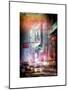 Instants of NY Series - Snowstorm on 42nd Street in Times Square by Night-Philippe Hugonnard-Mounted Art Print