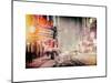 Instants of NY Series - Snowstorm on 42nd Street in Times Square by Night-Philippe Hugonnard-Mounted Art Print