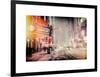 Instants of NY Series - Snowstorm on 42nd Street in Times Square by Night-Philippe Hugonnard-Framed Art Print