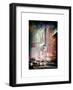 Instants of NY Series - Snowstorm on 42nd Street in Times Square by Night-Philippe Hugonnard-Framed Art Print