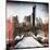 Instants of NY Series - Snowy Gapstow Bridge of Central Park, Manhattan in New York City-Philippe Hugonnard-Mounted Photographic Print