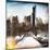 Instants of NY Series - Snowy Gapstow Bridge of Central Park, Manhattan in New York City-Philippe Hugonnard-Mounted Photographic Print