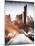 Instants of NY Series - Snowy Gapstow Bridge of Central Park, Manhattan in New York City-Philippe Hugonnard-Mounted Photographic Print