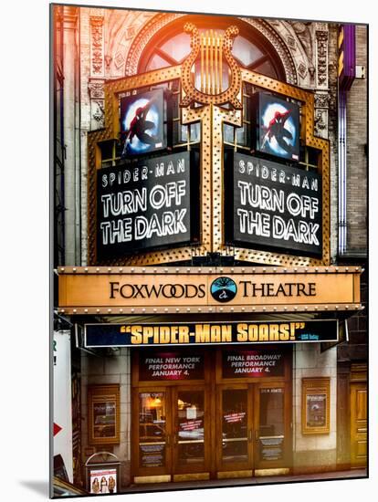 Instants of NY Series - Spider-Man the Musical at Foxwoods Theatre - Broadway Theatre-Philippe Hugonnard-Mounted Photographic Print