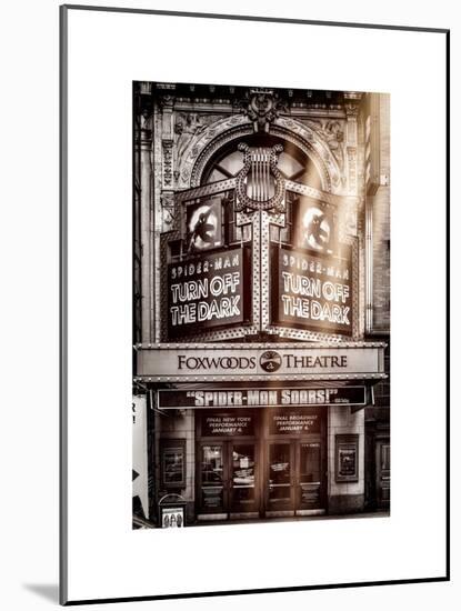 Instants of NY Series - Spider-Man the Musical at Foxwoods Theatre - Broadway Theatre-Philippe Hugonnard-Mounted Art Print