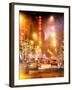 Instants of NY Series - Street Scenes and Urban Night Landscape in Winter under the Snow-Philippe Hugonnard-Framed Photographic Print