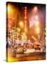 Instants of NY Series - Street Scenes and Urban Night Landscape in Winter under the Snow-Philippe Hugonnard-Stretched Canvas