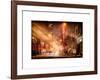 Instants of NY Series - Street Scenes and Urban Night Landscape in Winter under the Snow-Philippe Hugonnard-Framed Art Print