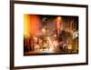 Instants of NY Series - Street Scenes and Urban Night Landscape in Winter under the Snow-Philippe Hugonnard-Framed Art Print