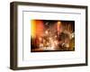 Instants of NY Series - Street Scenes and Urban Night Landscape in Winter under the Snow-Philippe Hugonnard-Framed Art Print