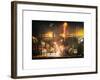 Instants of NY Series - Street Scenes and Urban Night Landscape in Winter under the Snow-Philippe Hugonnard-Framed Art Print