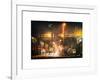 Instants of NY Series - Street Scenes and Urban Night Landscape in Winter under the Snow-Philippe Hugonnard-Framed Art Print