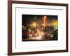 Instants of NY Series - Street Scenes and Urban Night Landscape in Winter under the Snow-Philippe Hugonnard-Framed Art Print