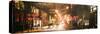 Instants of NY Series - Street Scenes and Urban Night Panoramic Landscape in Winter under the Snow-Philippe Hugonnard-Stretched Canvas