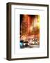 Instants of NY Series - Street Scenes by Night in Winter under the Snow-Philippe Hugonnard-Framed Art Print