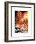 Instants of NY Series - Street Scenes by Night in Winter under the Snow-Philippe Hugonnard-Framed Art Print