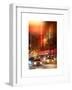 Instants of NY Series - Street Scenes by Night in Winter under the Snow-Philippe Hugonnard-Framed Art Print