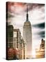 Instants of NY Series - the Empire State Building-Philippe Hugonnard-Stretched Canvas