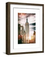 Instants of NY Series - the Empire State Building-Philippe Hugonnard-Framed Art Print