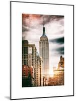 Instants of NY Series - the Empire State Building-Philippe Hugonnard-Mounted Art Print