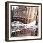 Instants of NY Series - the Gapstow Bridge of Central Park in Winter, Manhattan in New York City-Philippe Hugonnard-Framed Photographic Print