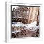 Instants of NY Series - the Gapstow Bridge of Central Park in Winter, Manhattan in New York City-Philippe Hugonnard-Framed Photographic Print