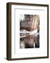 Instants of NY Series - the Gapstow Bridge of Central Park in Winter, Manhattan in New York City-Philippe Hugonnard-Framed Art Print